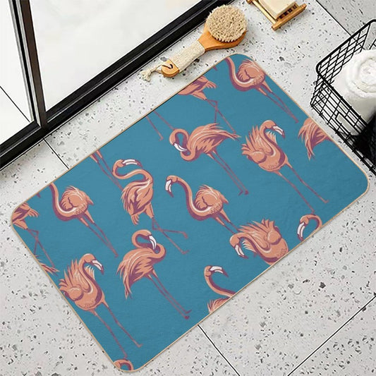 Flamingos Pet-Safe Bath Mat