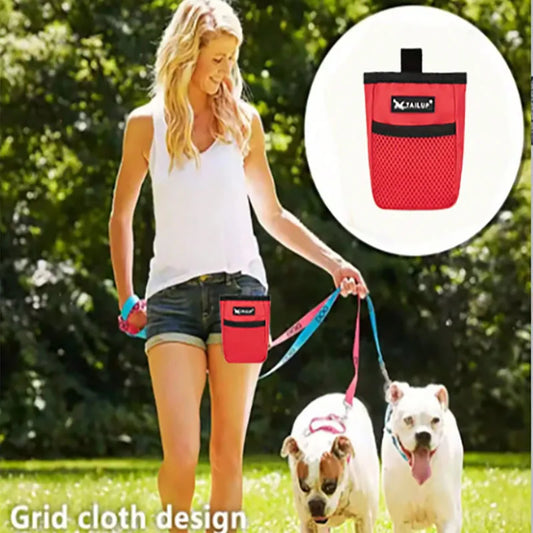 Dog Training Treat Pouch Puppy Reward Waist Bag