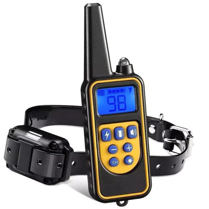 3000FT Dog Training Collar Rechargeable Waterproof Remote Shock Trainer