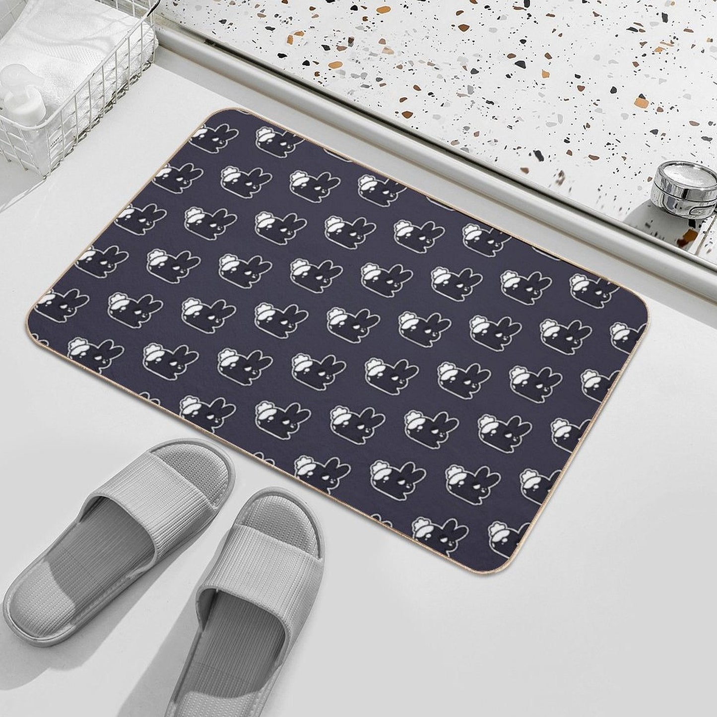 Bunny  Pet-Safe Bath Mat