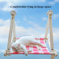 Durable Wooden Cats Hammock Pet Mat Comfortable Sun Seat Cats Beds Cat Climbing Frame Pets Accessories Cat Window Hammock Mats