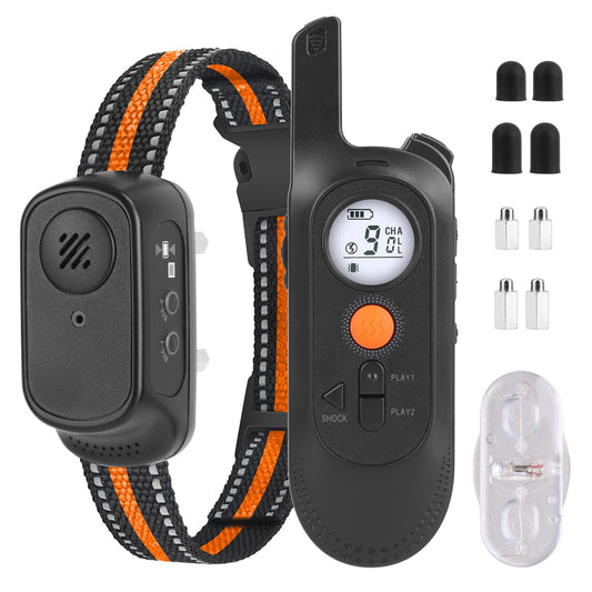 984FT Dog Training Collar Waterproof Beep Vibration Shock Trainer