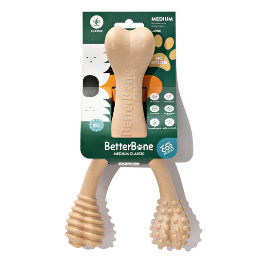 BetterBone MEDIUM Durability CHEW TOY: Perfect Chew for Everyday Chewers | Naturally Derived Ingredients, Eco-Friendly, Non-Toxic