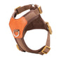 Retro Pet Harness - Adjustable PU Leather & Mesh