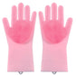 Premium Silicone Bathing Gloves for Dogs and Cats