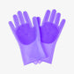 Premium Silicone Bathing Gloves for Dogs and Cats