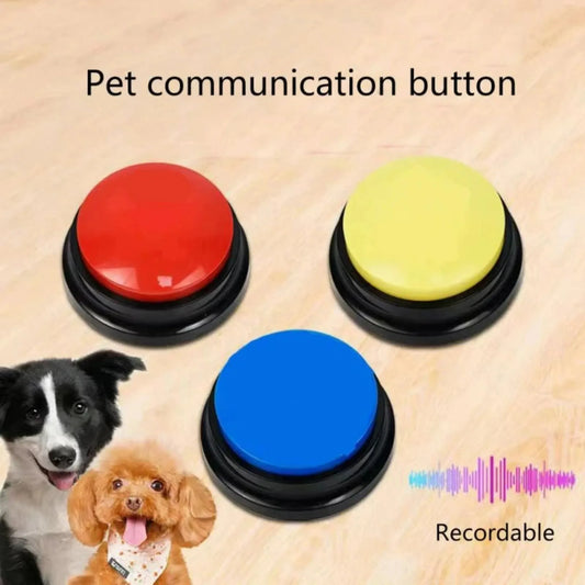 Dog Communication Voice Recording Button 30-Second Playback Pet Trainer