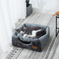 Heated Cat Bed – Self Warming Triangle Cat Cave for Indoor Pets