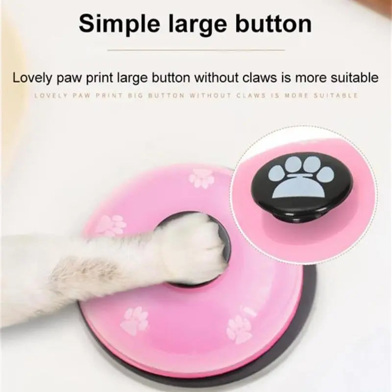Pet Training Dinner Bell Interactive Toy for Dogs and Cats