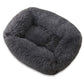 Plush Square Pet Bed Cozy Soft Lounge for Dogs Cats