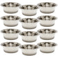 Jeffers Standard-Weight Stainless Steel Food & Water Pet Bowls