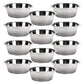 Jeffers Standard-Weight Stainless Steel Food & Water Pet Bowls