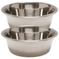 Jeffers Standard-Weight Stainless Steel Food & Water Pet Bowls