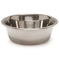 Jeffers Standard-Weight Stainless Steel Food & Water Pet Bowls
