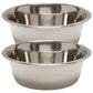 Jeffers Standard-Weight Stainless Steel Food & Water Pet Bowls